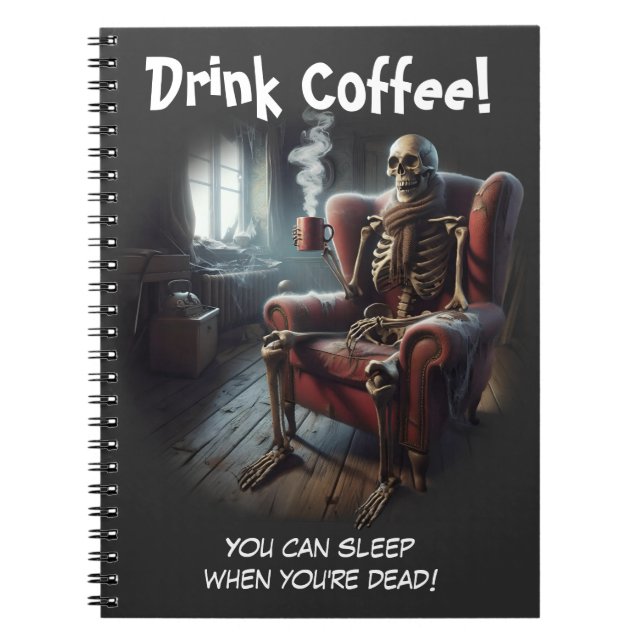 Carnet Boire du café (Devant)