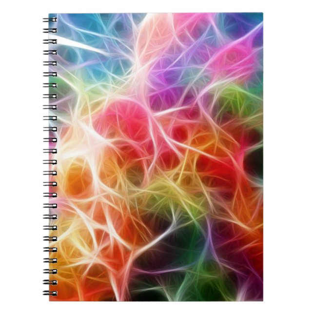 Carnet Bokeh Abstrait coloré éclairage Electricity (Devant)