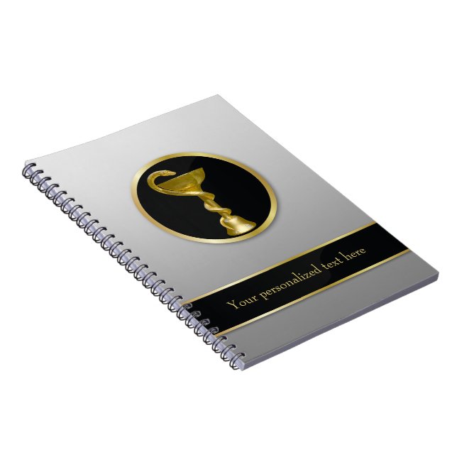Carnet Bol médical professionnel en or Hygieia (Côté Droit)