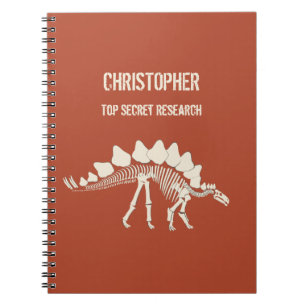 Carnet Bones de Stegosaurus Dinosaur creuser