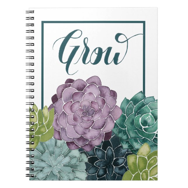 Carnet Bonheur plante | Grow Harvest Love (Devant)