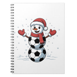 Carnet Bonhomme de neige Football Noël Père Noël Baseball