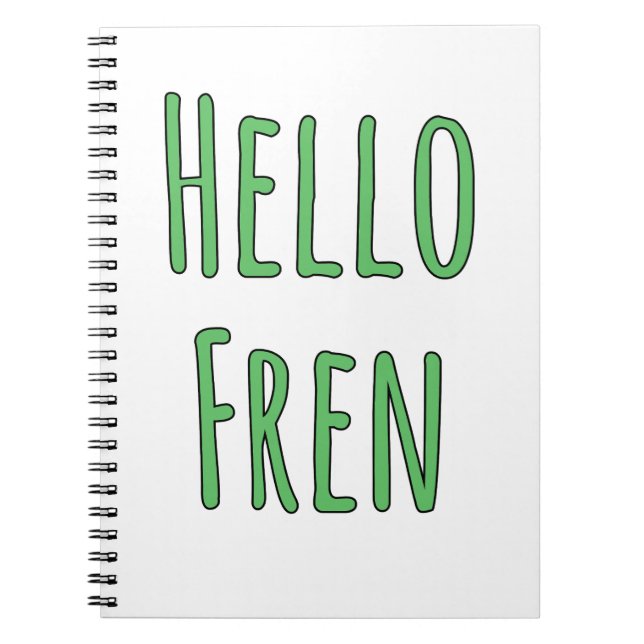 Carnet Bonjour Fren (Devant)