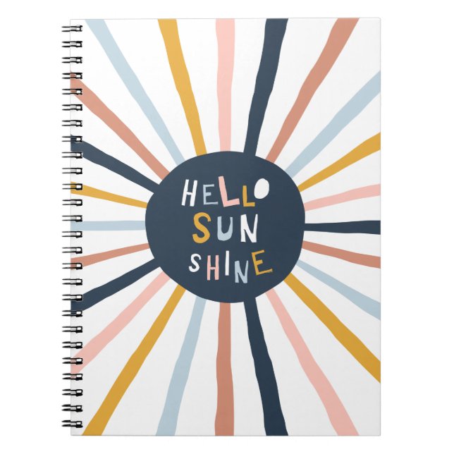 Carnet Bonjour Sunshine (Devant)