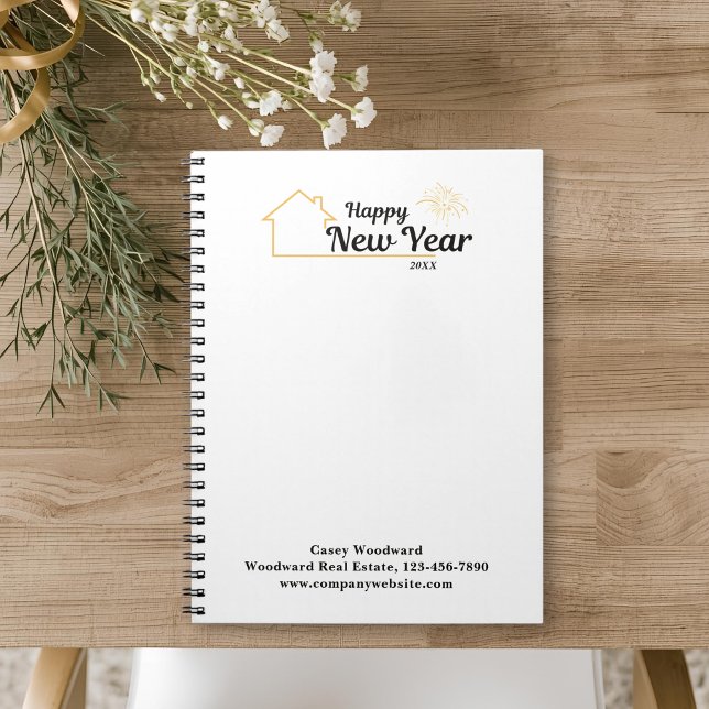 Carnet Bonne Année | Marketing de budget immobilier (Créateur téléchargé)