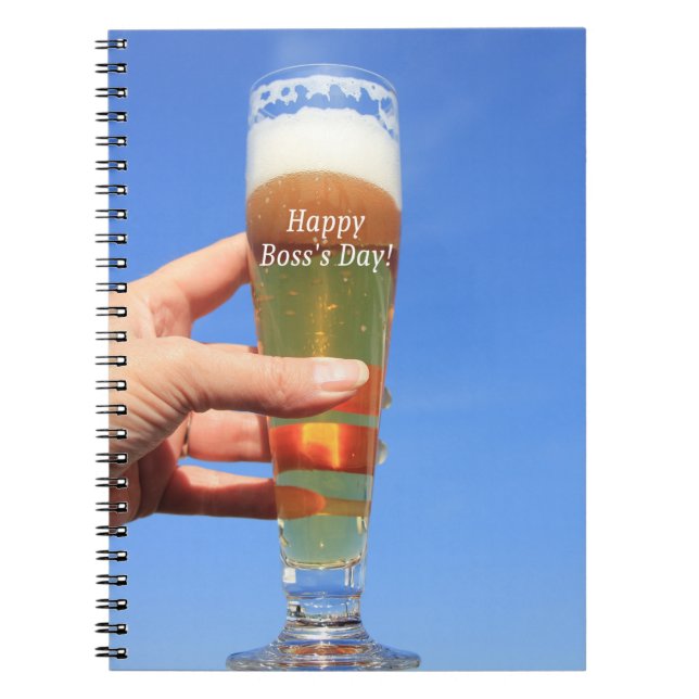 Carnet Bonne bière Boss's Day (Devant)