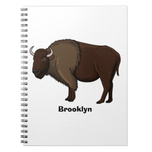 Carnet Bonne illustration de bison américain