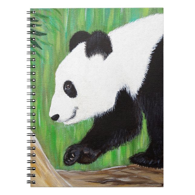 Carnet Bonne peinture Panda (Devant)
