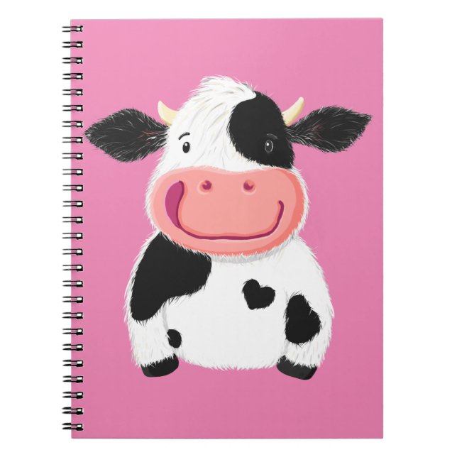 Carnet Bonne Petite Vache Laitière Holstein (Devant)