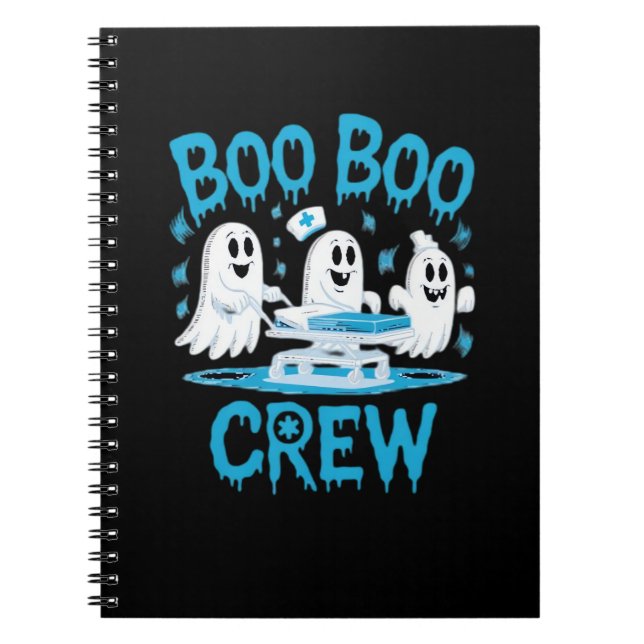 Carnet Boo Boo Crew Ghost Parade Nurse Halloween Essen (Devant)