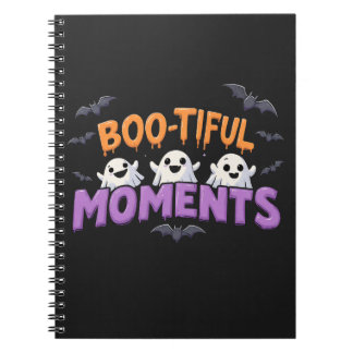 Carnet Boo-Tiful Moments Cute Halloween Ghosts and Bats