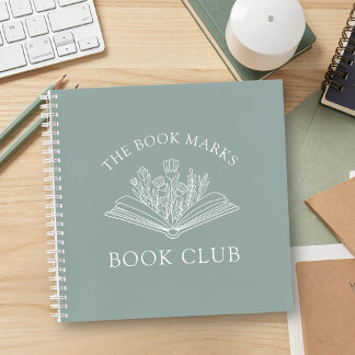 Carnet Book Club Personalized Name Gift Spiral Notebook
