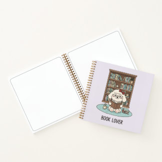 Carnet Bookworm Poodle Puppy Pastel Art Sketchbook Vibes
