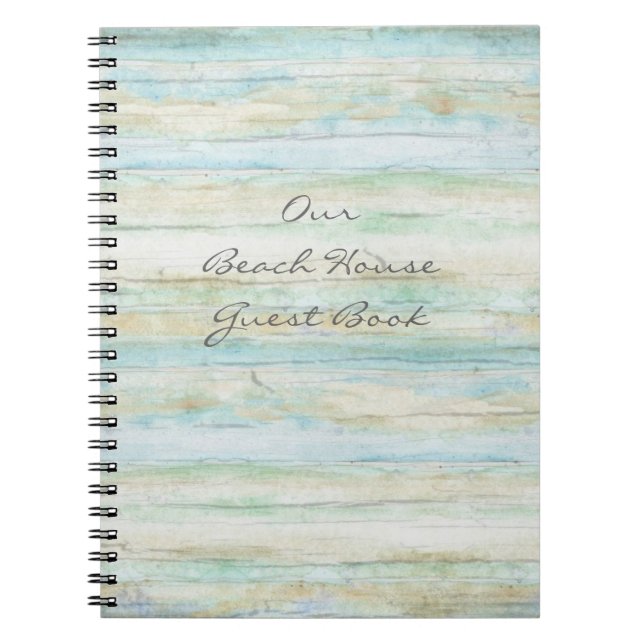 Carnet Bord de la mer côtier de Chambre de plage d'océan (Devant)