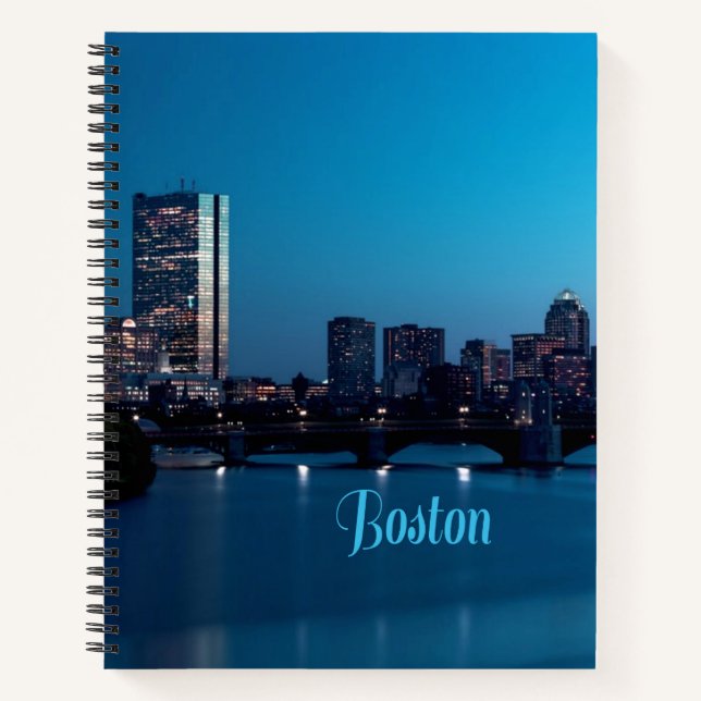 Carnet Boston Massachusetts City Skyline (Devant)