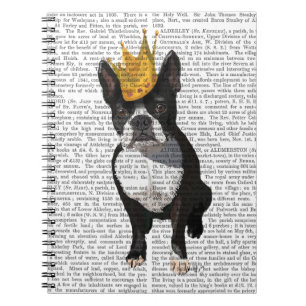 Carnet Boston Terrier Et Crown