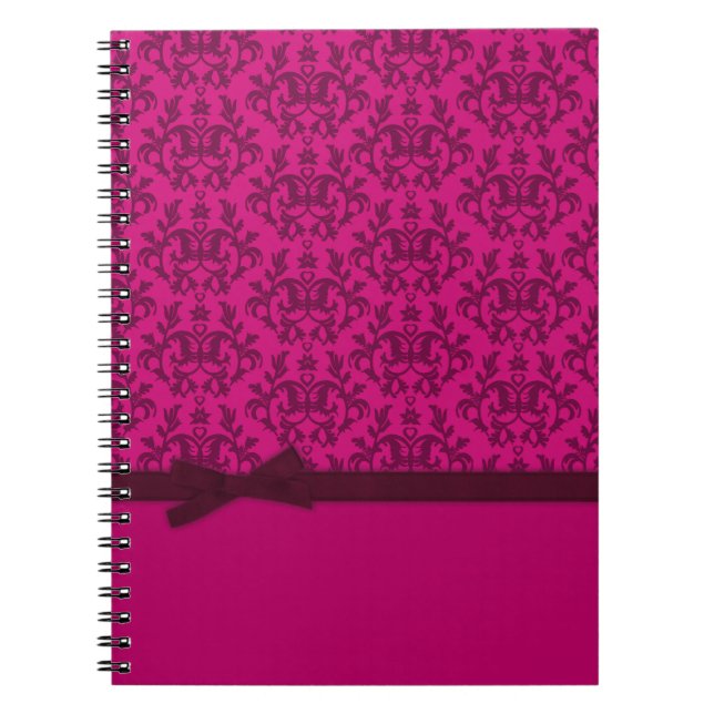 Carnet botanique damassé (Devant)