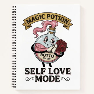 Carnet Botto No 001 Self Love Mode Vintage Magic Potion A