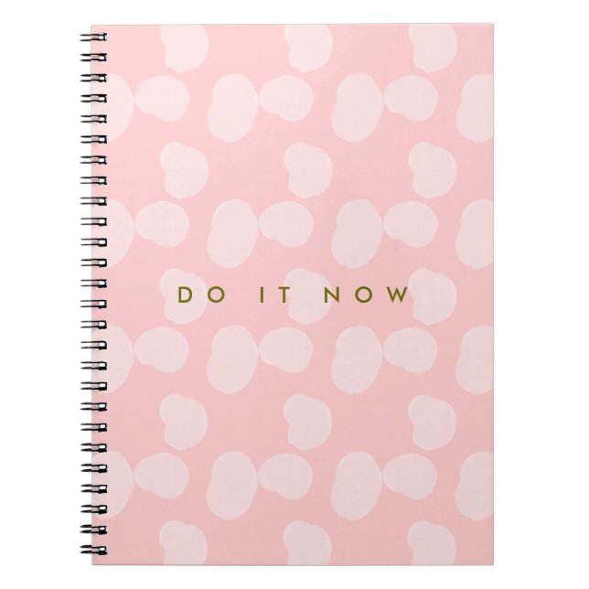 Carnet Boues Rosewater "Do It Now" (Devant)