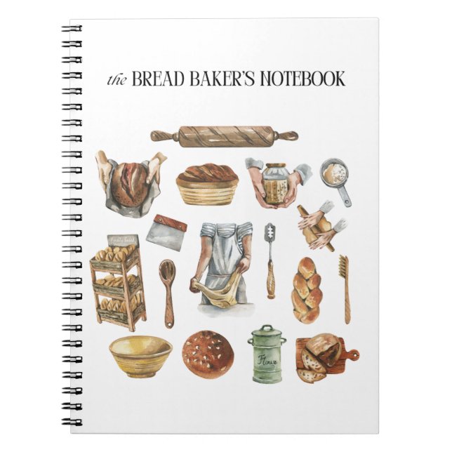 Carnet boulangerie, carnet de recettes (Devant)