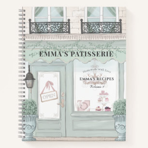 Carnet Boulangerie Française Patisserie Café Green Recett