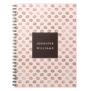 Carnet Boule à lèvres rose rose rose rose personnalisée K