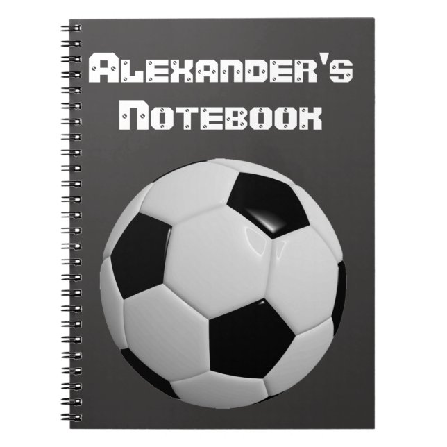 Carnet Boule de football Personnaliser (Devant)