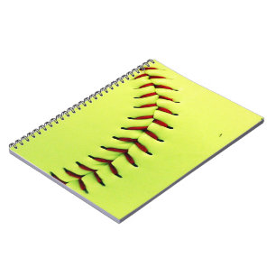 Carnet Boule jaune du base-ball