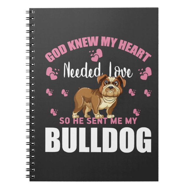 CARNET BOULEDOGUE (Devant)