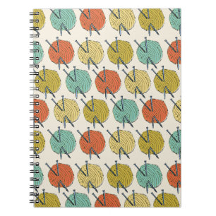 Carnet Boules de motif de laine