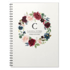 Bouquet Bourgogne | monogramme floral