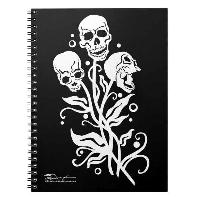 Carnet Bouquet De Crâne, Carnet, École, Retour À L'École (Devant)