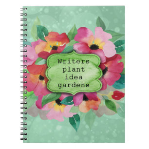 Carnet Bouquet de fleurs roses Ecrivains Plante Idea Ga