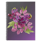 Bouquet de fleurs violettes