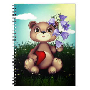 Carnet Bouquet de garde d'ours Flower-39920