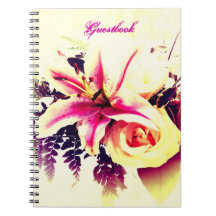 Bouquet de lis - Guestbook Wedding/de Fête de la
