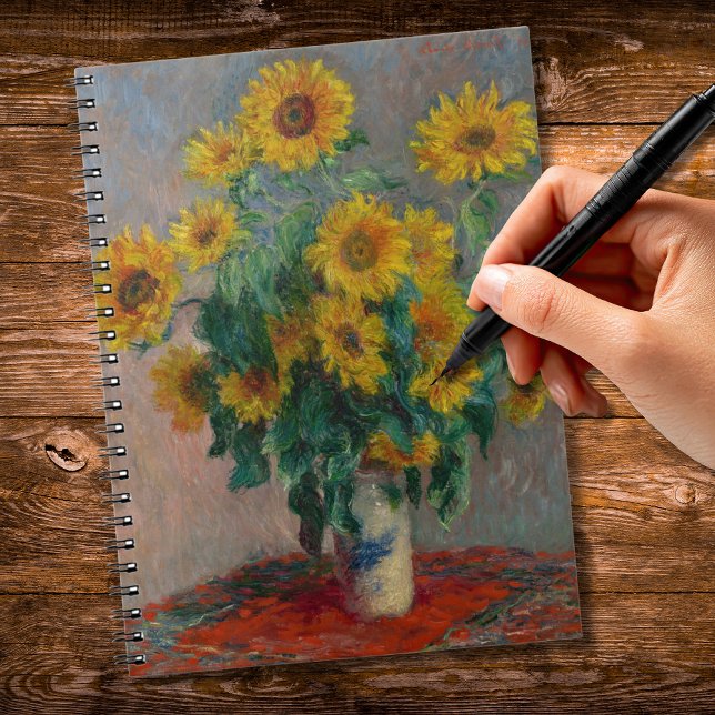Carnet Bouquet de tournesols Monet (Créateur téléchargé)