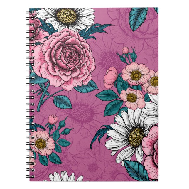 Carnet Bouquets 2 été (Devant)