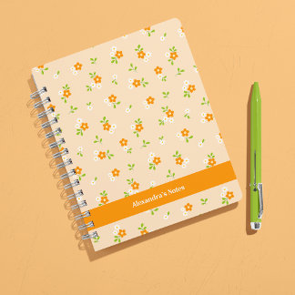 Carnet Bouquets de Marguerites Florales de Printemps Pers