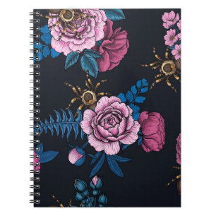 Carnet Bouquets et tarantula 2