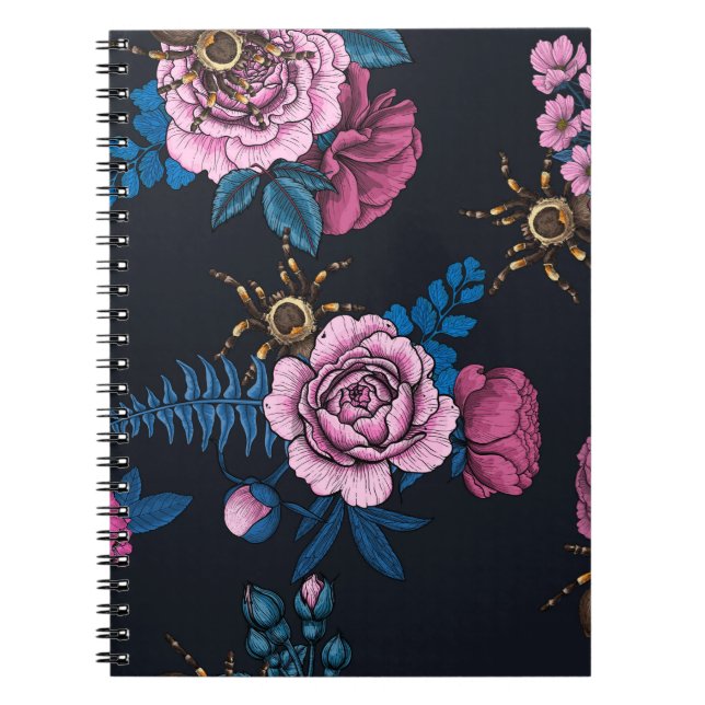 Carnet Bouquets et tarantula 2 (Devant)