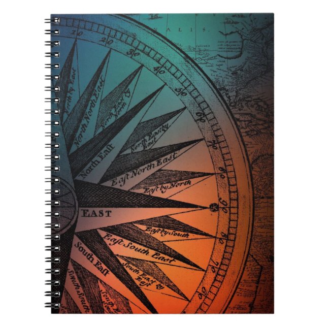 Carnet Boussole géométrique (Devant)