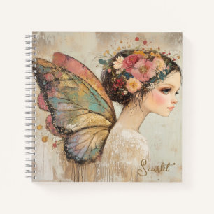 Carnet Bouteille Personalisée Pretty Boho Pastel Fairy