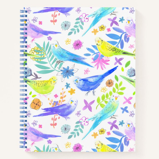 Carnet Bouteilles en Aquarelle Whimsical (Devant)