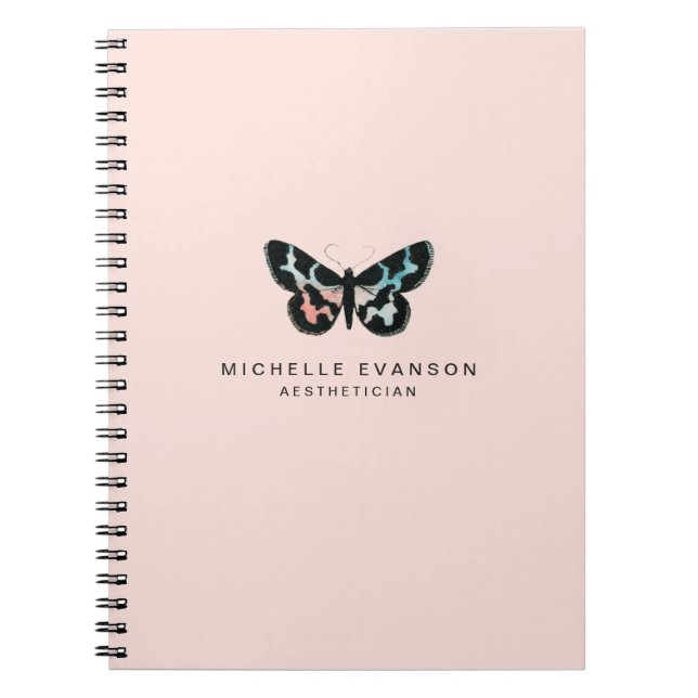 Carnet Bouton d'aquarelle rose pâle (Devant)