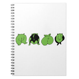 Carnet Boutons de hamster vert