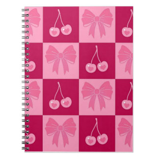 Carnet Bow and Cherry notebook 