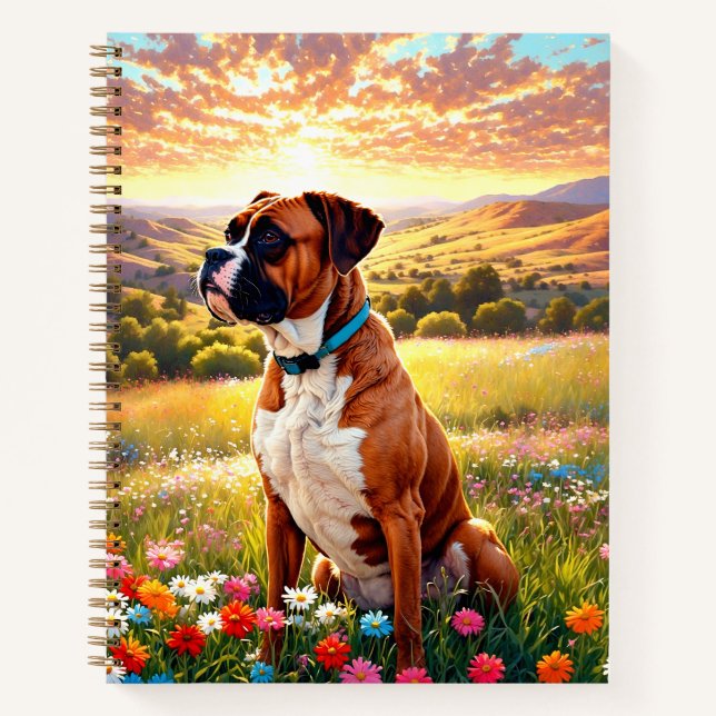 Carnet Boxer dog (Devant)
