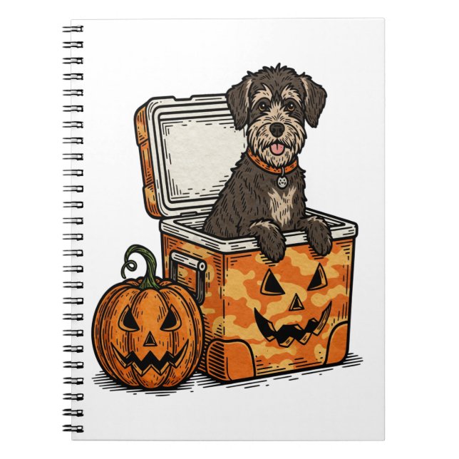Carnet Boykin Spaniel Halloween (Devant)
