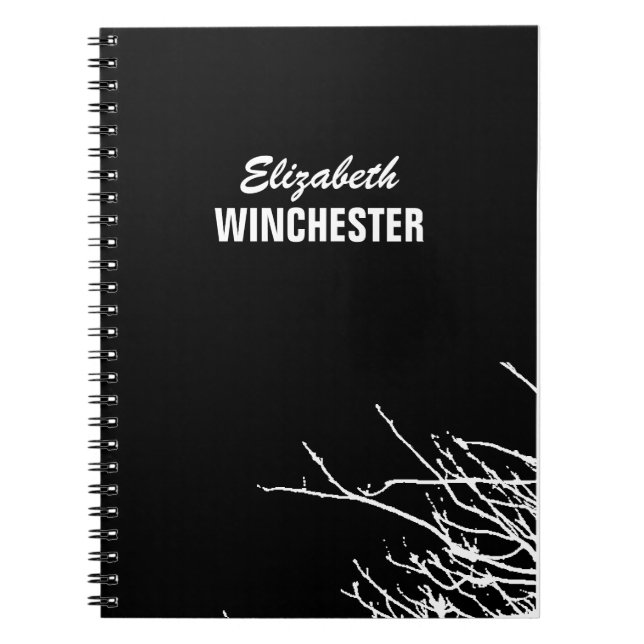 Carnet Branches blanches (Devant)